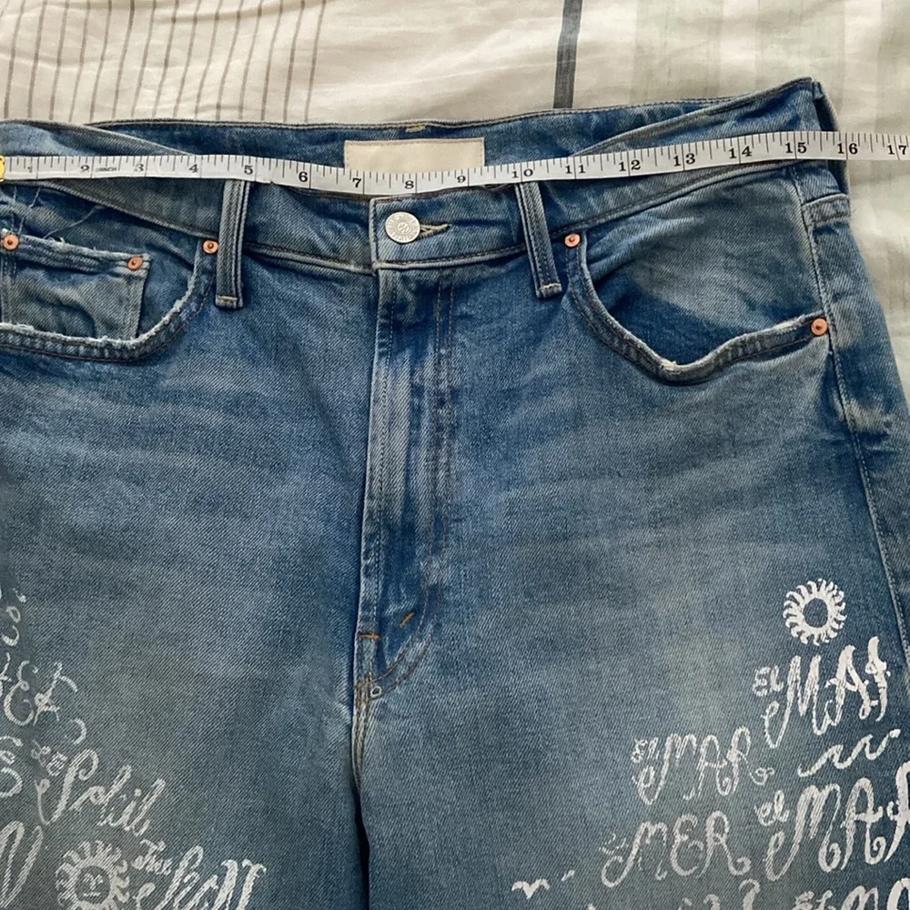 Mother Superior The Rambler Zip Hover The Sun and The Sea Jeans 30 - Picture 12 of 16